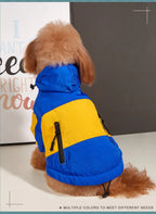 Waterproof Winter Dog Jacket – Thick Fleece-Lined, Windproof Coat for Small, Medium & Large Dogs
