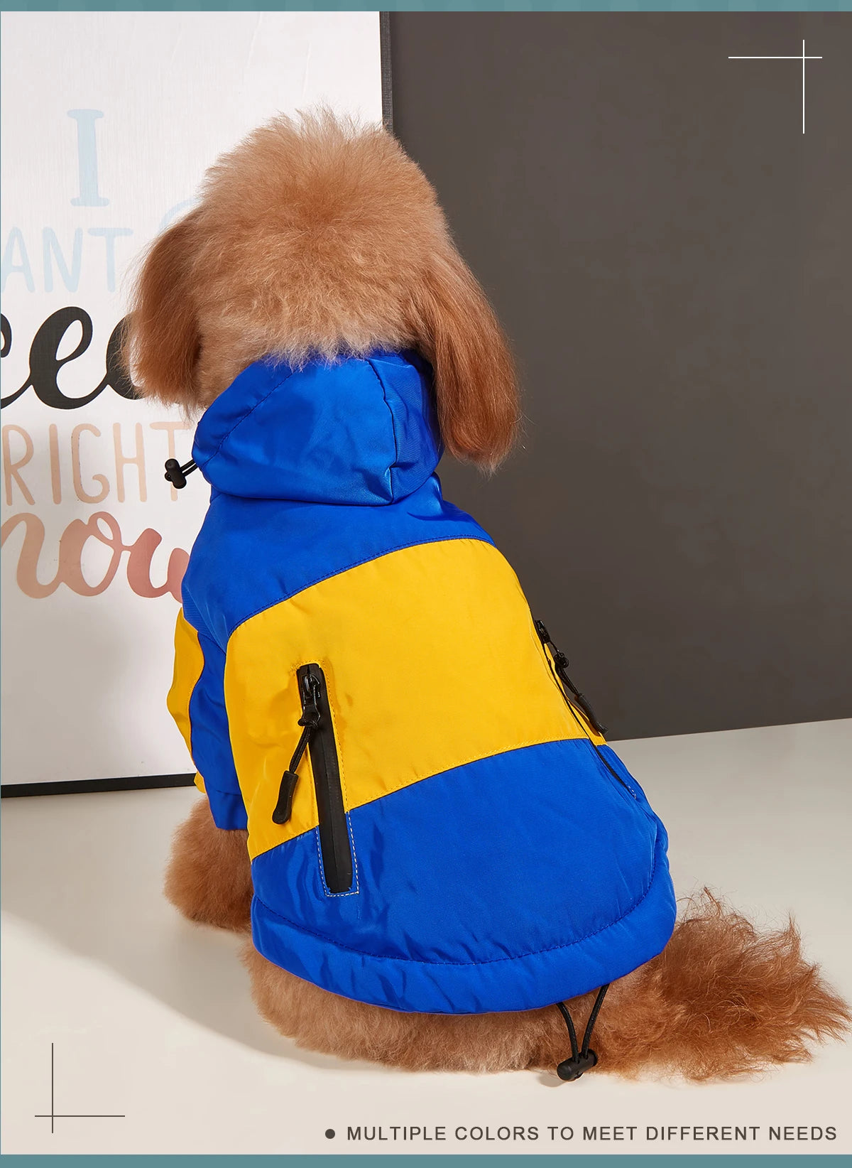 Waterproof Winter Dog Jacket – Thick Fleece-Lined, Windproof Coat for Small, Medium & Large Dogs