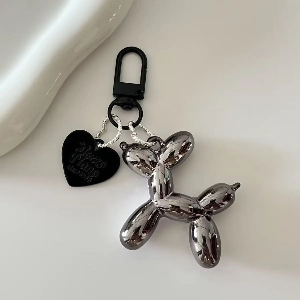 DDPaws  Gray Jelly Balloon Dog Charm