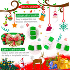 Christmas Dog Collar with Bell & Tie – Festive Adjustable Collar for Dogs & Cats