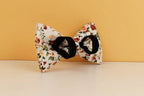 Luxury Flower Soft Cotton Personalized Dog Collar, Leash & Harness Set