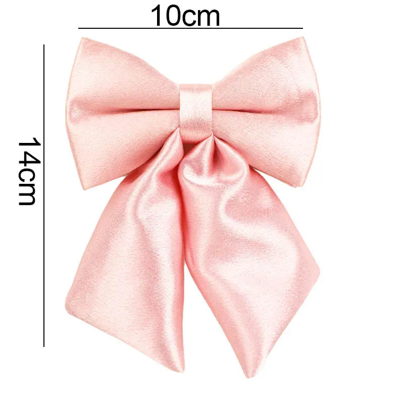 Satin Pink Wedding Dog Collar Leash Harness Set