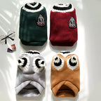 College Style Dog Sweater – Warm Winter Vest for Small & Medium Dogs