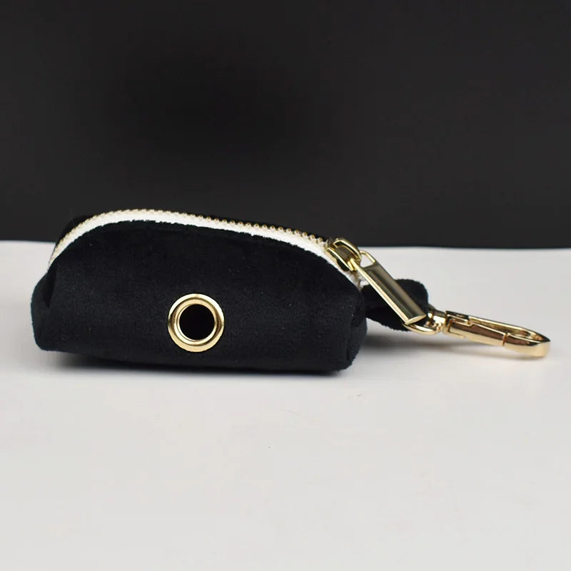 Black Velvet Personalized Dog Collar, Leash & Harness Set