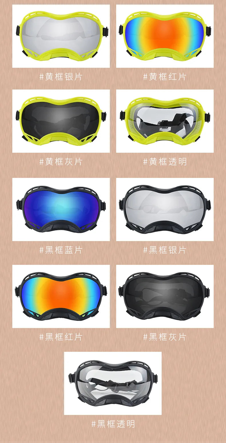 Large Dog Goggles – Windproof, Waterproof Tactical Sunglasses for Outdoor Protection