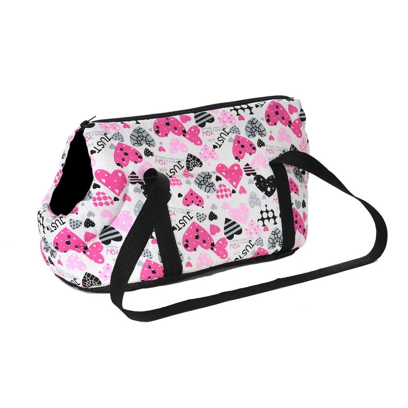 Classic Pet Carrier Sling – Soft, Portable Travel Bag for Small Dogs & Cats