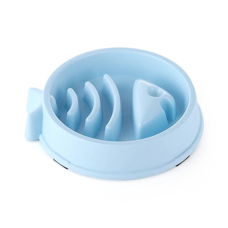 Slow Feeder Pet Bowl – Anti-Choking, Non-Slip Design for Dogs & Cats