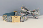 Flower Personalized Dog Collar, Leash & Harness Set
