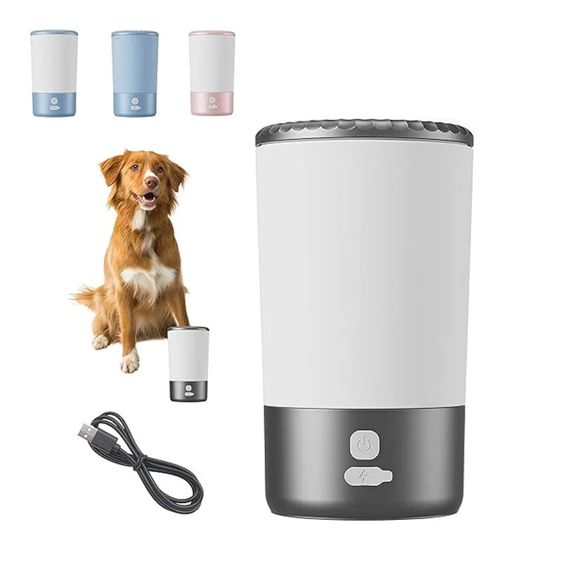 Automatic Pet Paw Cleaner – USB-C Rechargeable Portable Washer Cup for Dogs & Cats