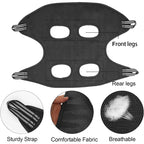 Pet Grooming Hammock – Nail Trimming & Cleaning Holder with Hooks for Cats & Dogs