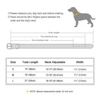 Genuine Leather Dog Collar – Personalized Spiked Studded Design for Small, Medium & Large Dogs