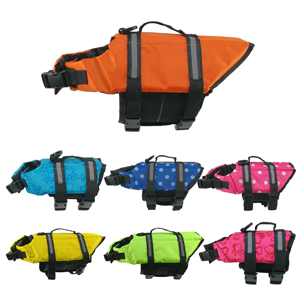 Reflective Dog Life Jacket – Adjustable Buoyancy Vest for Swimming, Boating & Surfing (All Sizes)