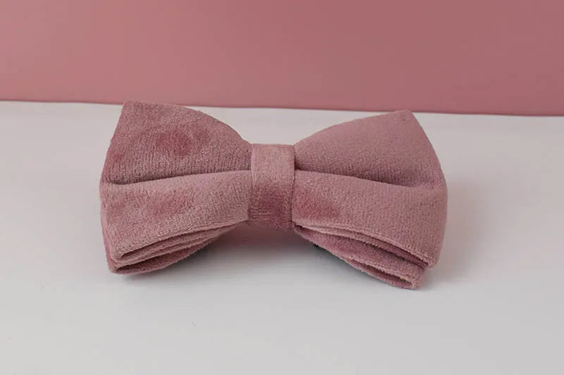 Light Purple Velvet Personalized Dog Collar, Leash & Harness Set