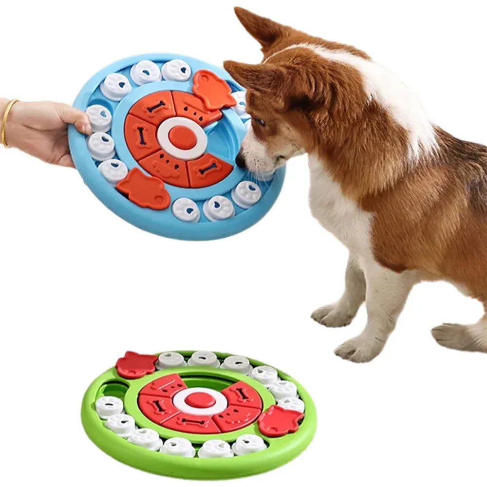 Interactive IQ Food Dispenser – Slow Feeder Bowl for Dogs & Cats