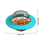 Interactive Flying Disc Dog Toy – IQ Training & Slow Feeder Food Dispenser