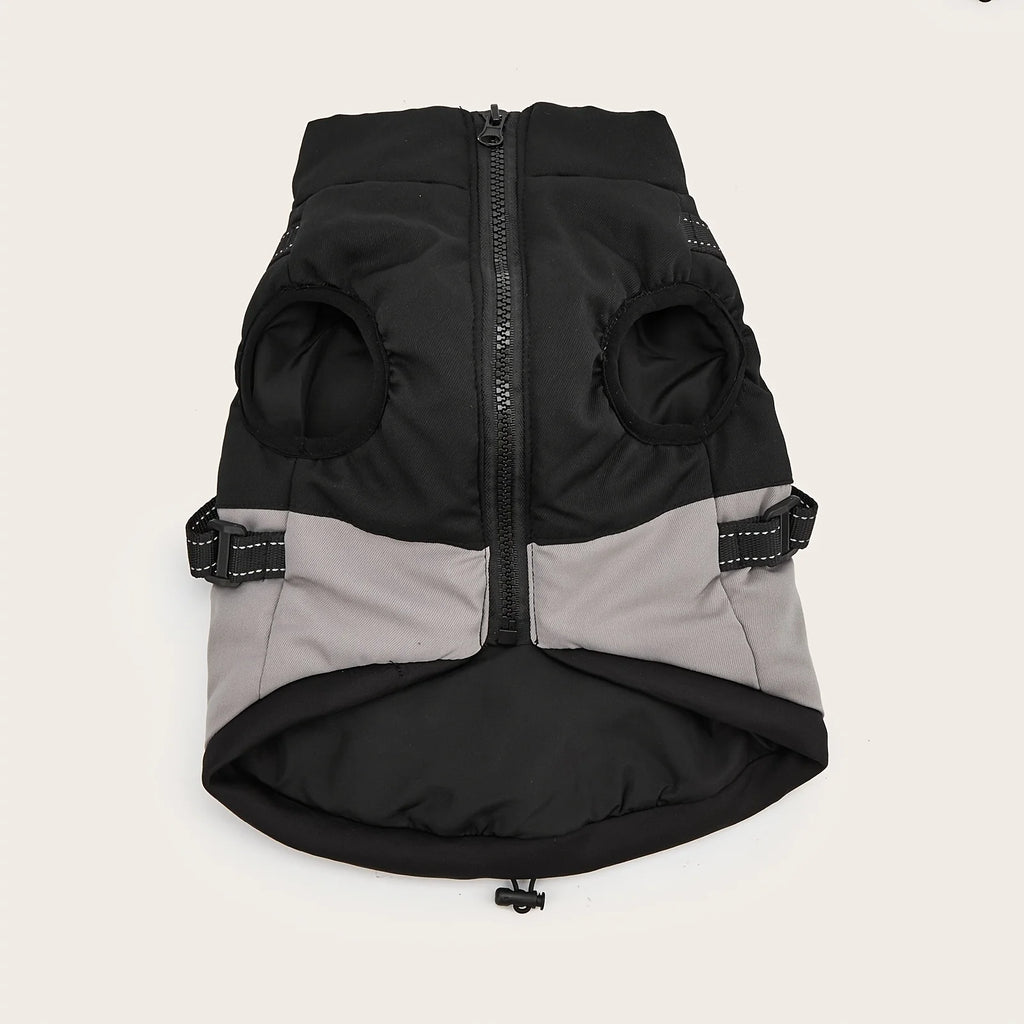 Waterproof Winter Dog Jacket with Harness – Warm Outdoor Coat for Small & Medium Dogs