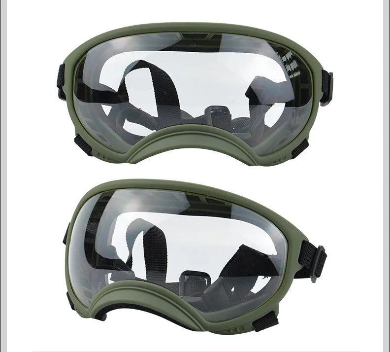 Color-Changing Dog Sunglasses – UV-Resistant Goggles for Outdoor Protection