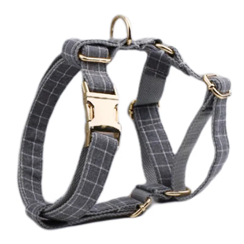 Personalized Dog Collar, Leash & Harness Set