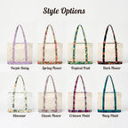Embroidered Canvas Tote Bag