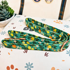 Designed Tropical Lemon Dog Harness Set