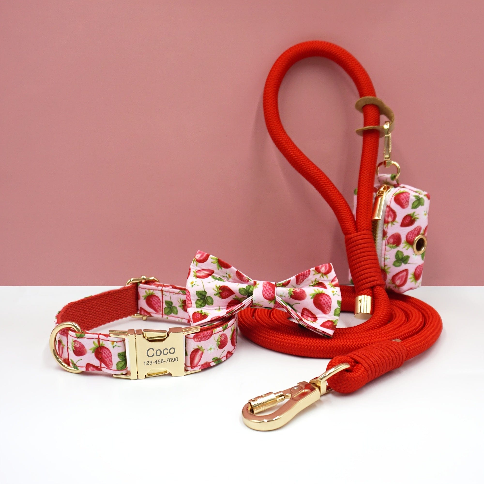 Printed Rope Leash Set