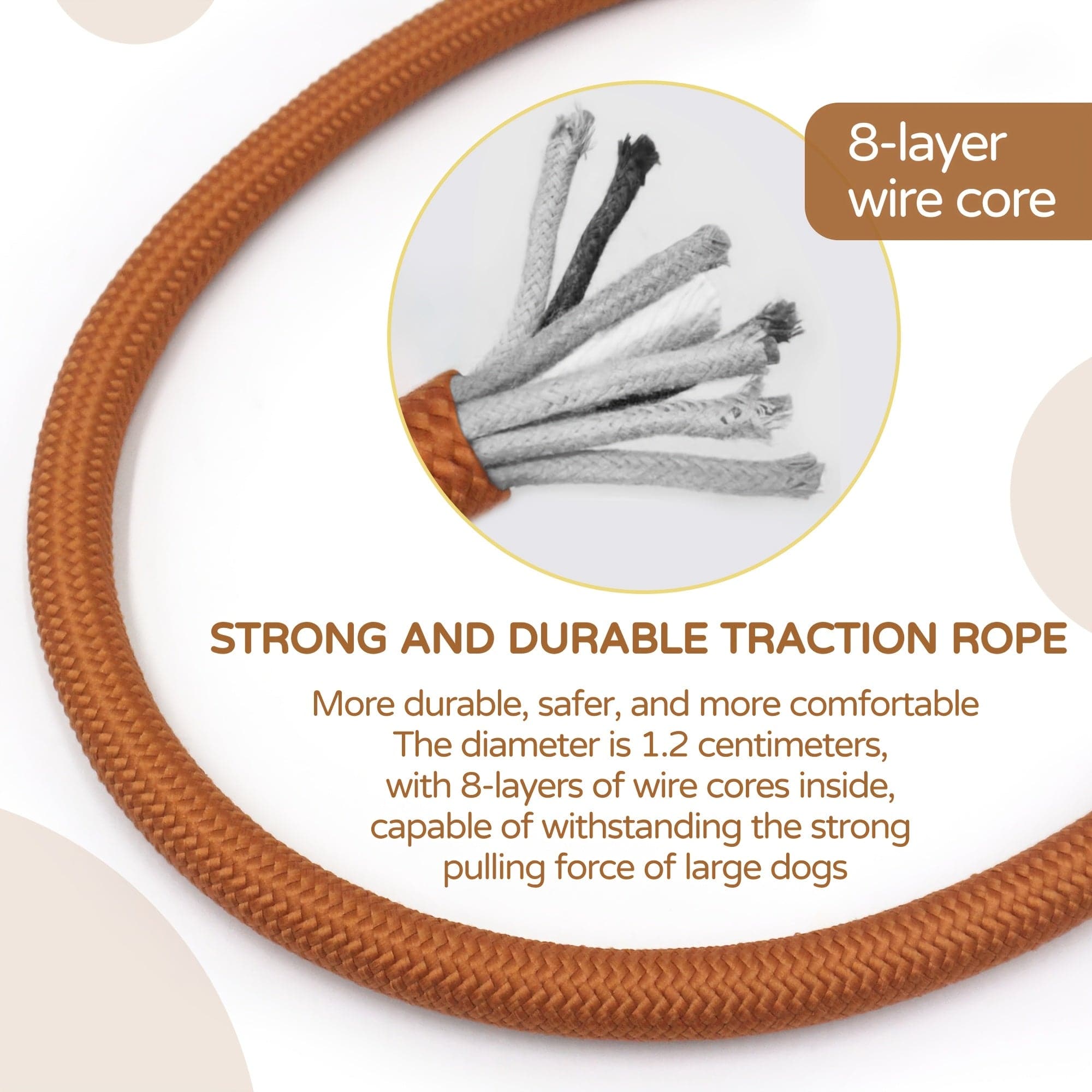 Personalized Light Weight Corduroy Dog Collar Rope Leash Set