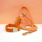 Personalized Corduroy Dog Walking Set