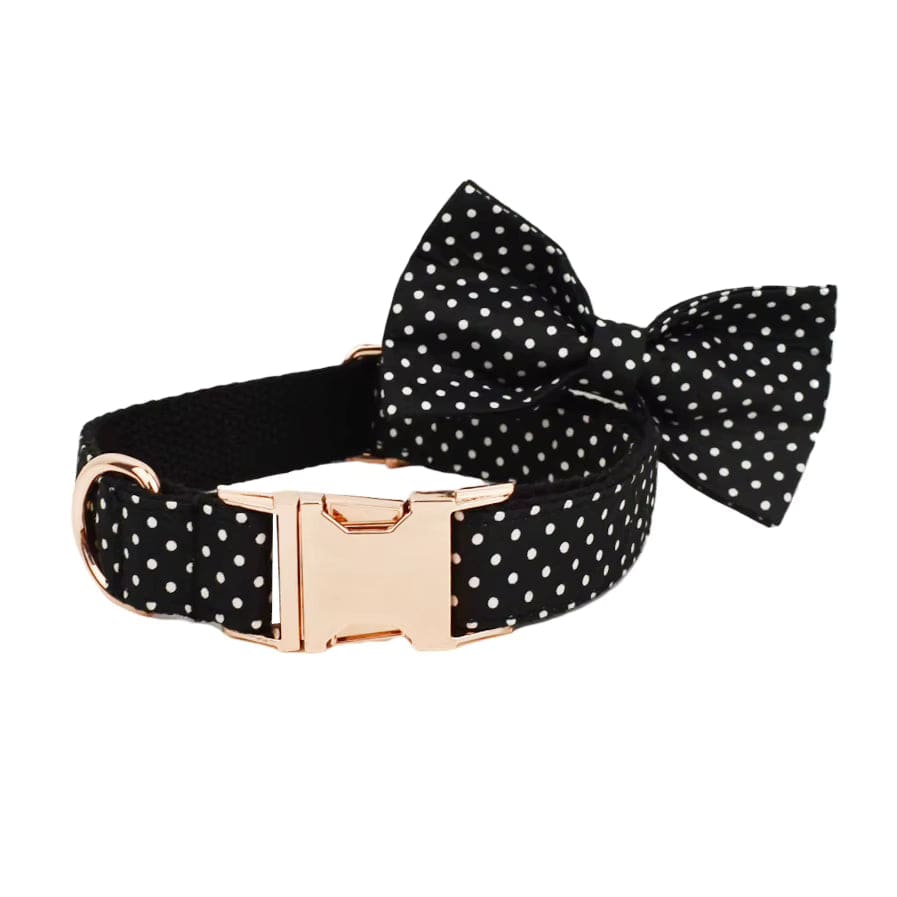 Black Polka Dot Print Set