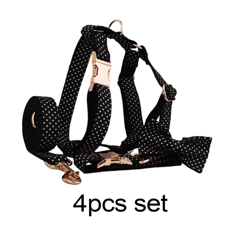 Black Polka Dot Print Set