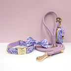 Personalized Cotton Dog Collar Leash Set