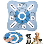 D&D Paws  black IQ Training Dog Puzzle Toy – Interactive Treat Dispenser & Slow Feeder