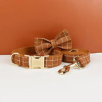 D&D Paws  Brown Plaid - Classic Elegance Set