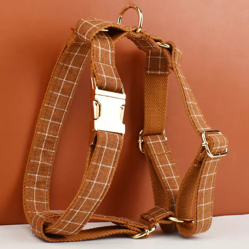 D&D Paws  Brown Plaid - Classic Elegance Set