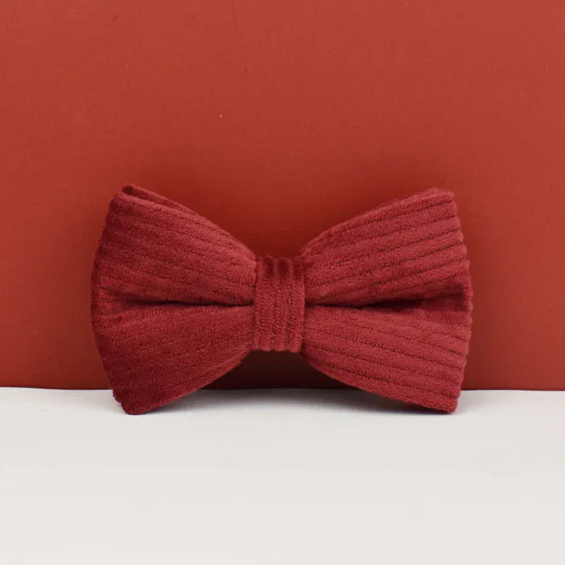 D&D Paws  Dark Red Corduroy - Classic Elegance Set