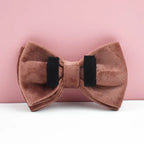 D&D Paws  Dusty Pink Velvet Dog Harness, Collar & Leash Set – Modern Luxe Personalized