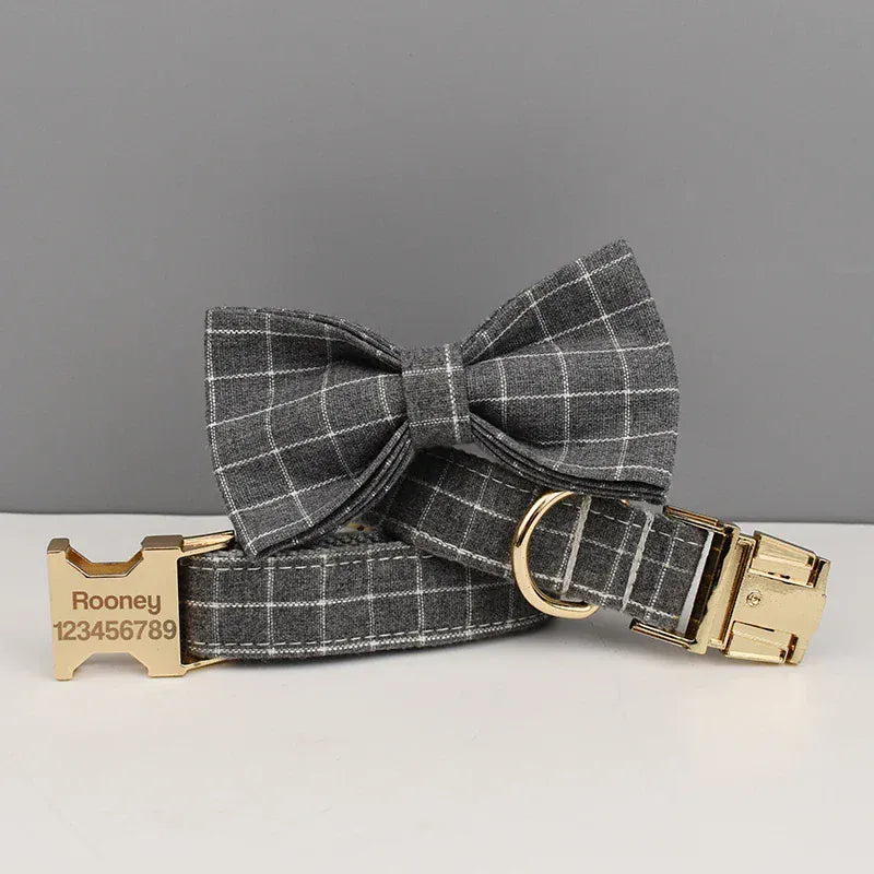D&D Paws  Gray Plaid - Classic Elegance Set