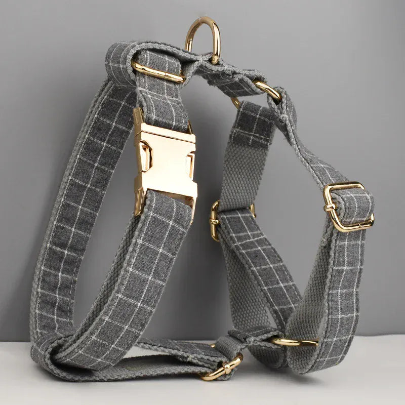 D&D Paws  Gray Plaid - Classic Elegance Set