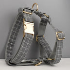 D&D Paws  Gray Plaid - Classic Elegance Set