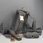 D&D Paws  Gray Plaid - Classic Elegance Set