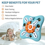 D&D Paws  IQ Training Dog Puzzle Toy – Interactive Treat Dispenser & Slow Feeder