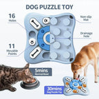 D&D Paws  IQ Training Dog Puzzle Toy – Interactive Treat Dispenser & Slow Feeder
