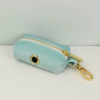 D&D Paws  Lake Green Corduroy Dog Harness, Collar & Leash Set – Classic Elegance