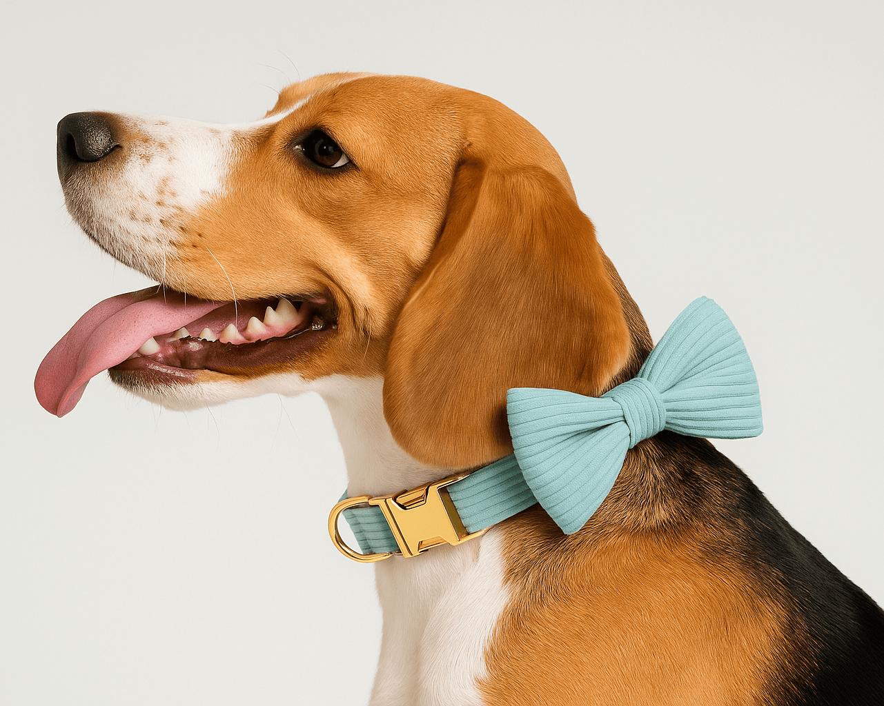 D&D Paws  Lake Green Corduroy Dog Harness, Collar & Leash Set – Classic Elegance