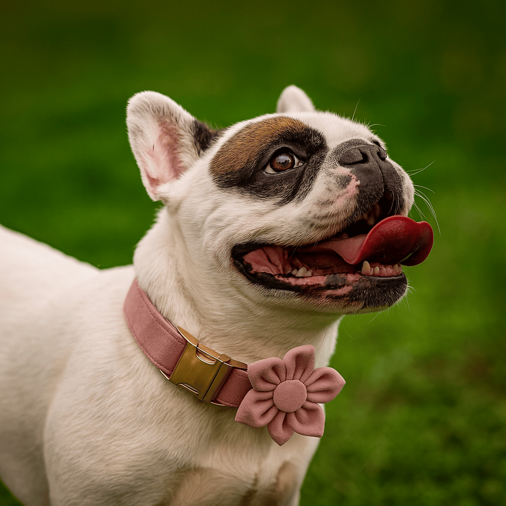 D&D Paws  Light Purple Velvet Dog Collar, Harness & Leash Set – Modern Luxe Personalized