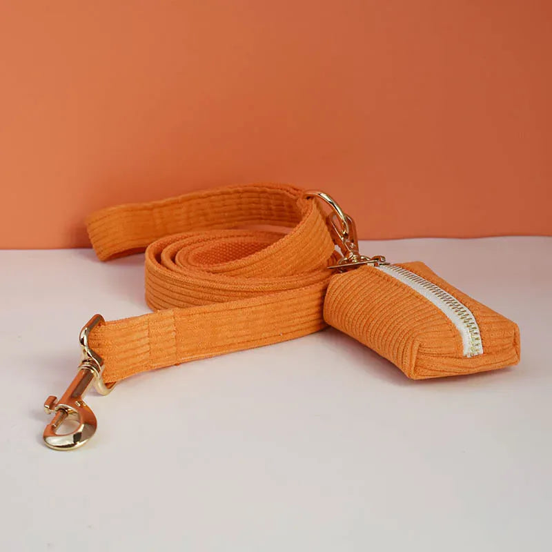 D&D Paws  Orange Corduroy - Classic Elegance Set