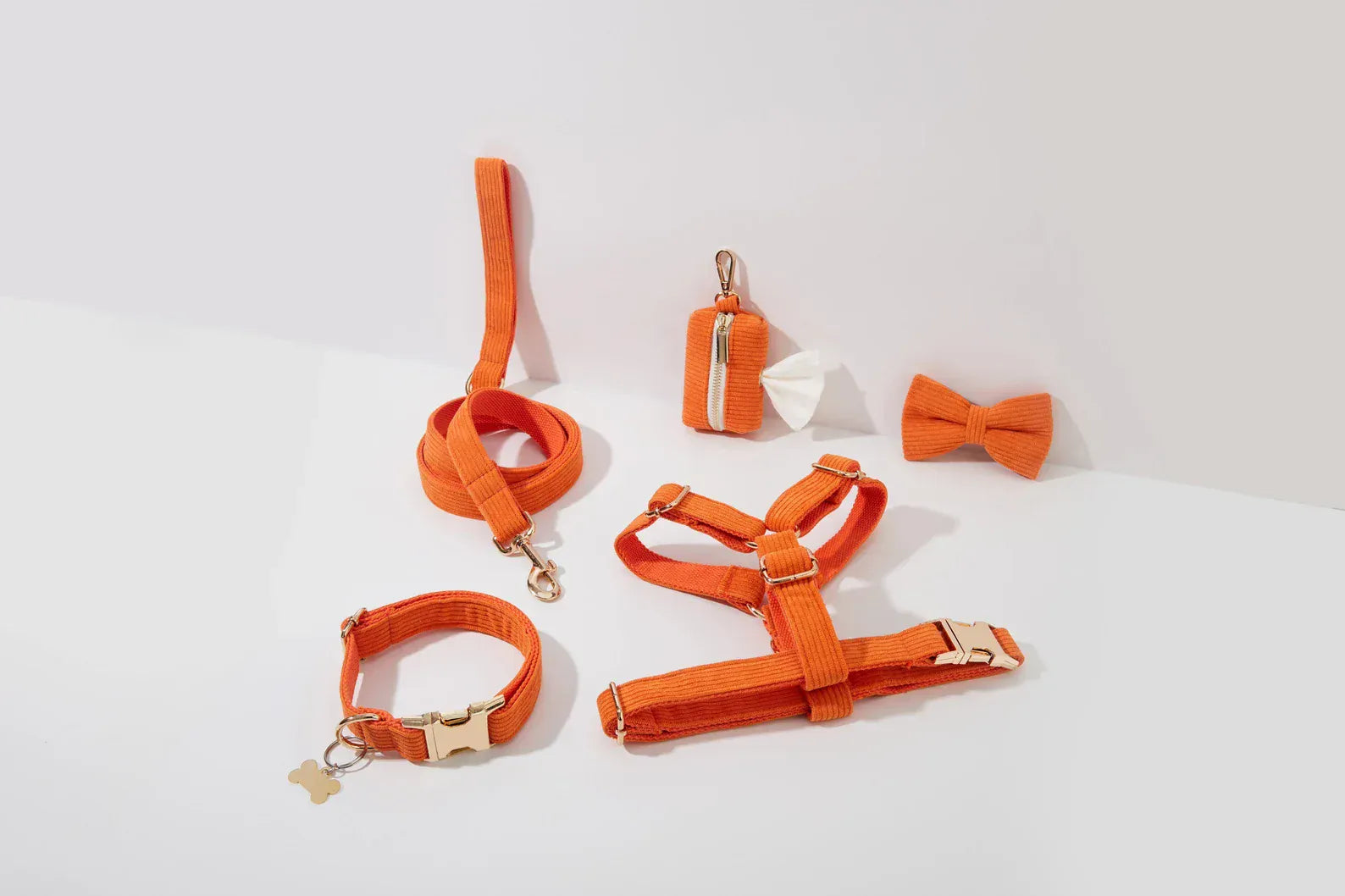 D&D Paws  Orange Velvet - Modern Luxe Set