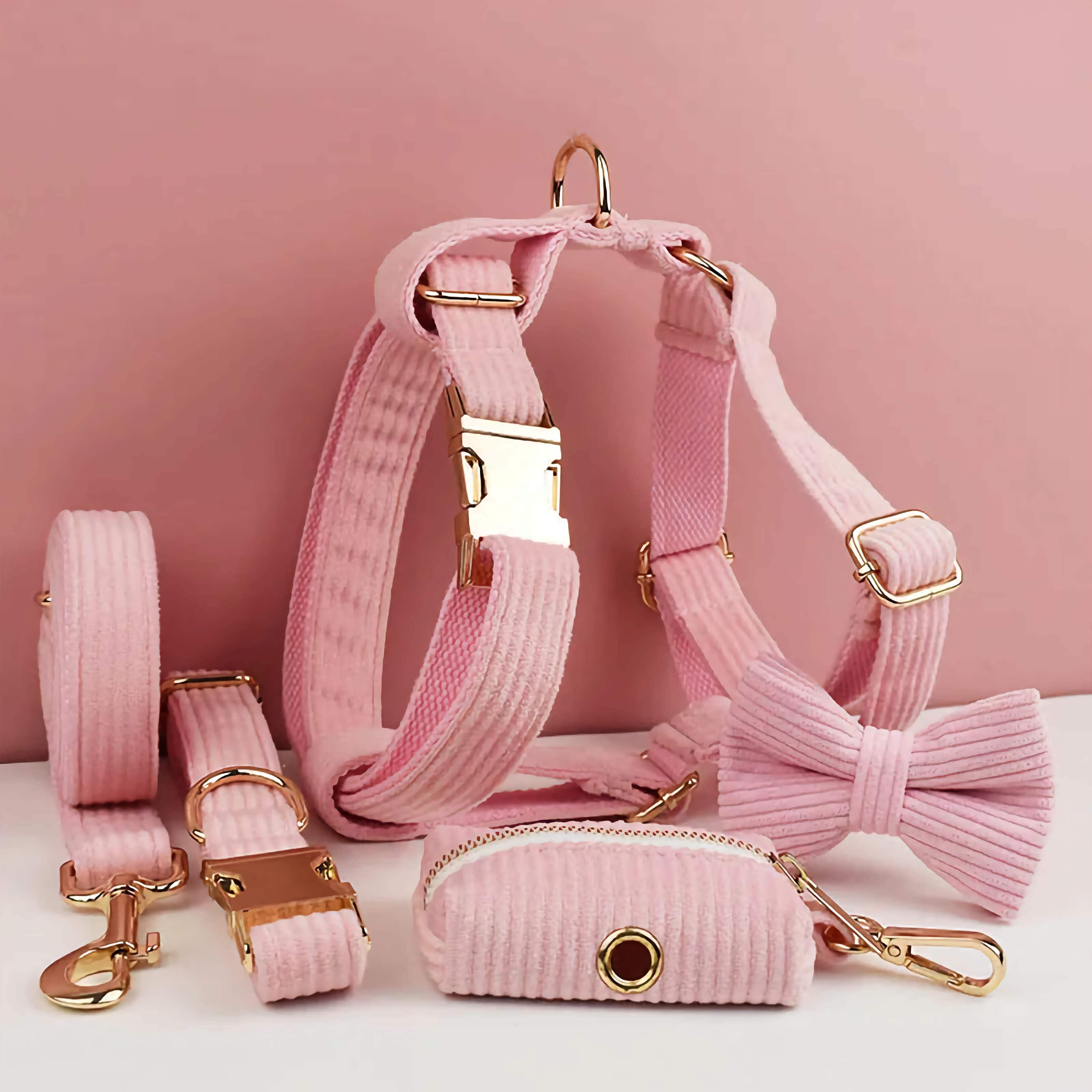 D&D Paws  Pink Corduroy - Classic Elegance Set