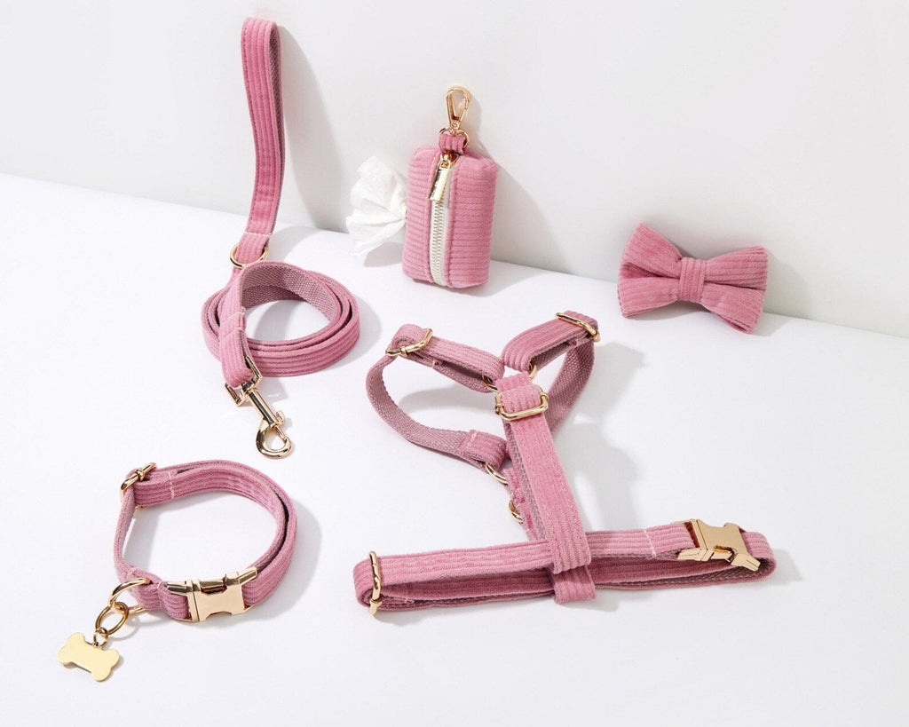 D&D Paws  Pink Corduroy - Classic Elegance Set