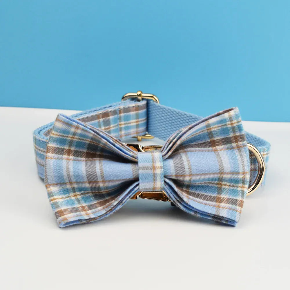 D&D Paws  Plaid Blue - Classic Elegance Set