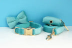 D&D Paws  Turquoise Stone Velvet - Modern Luxe Set